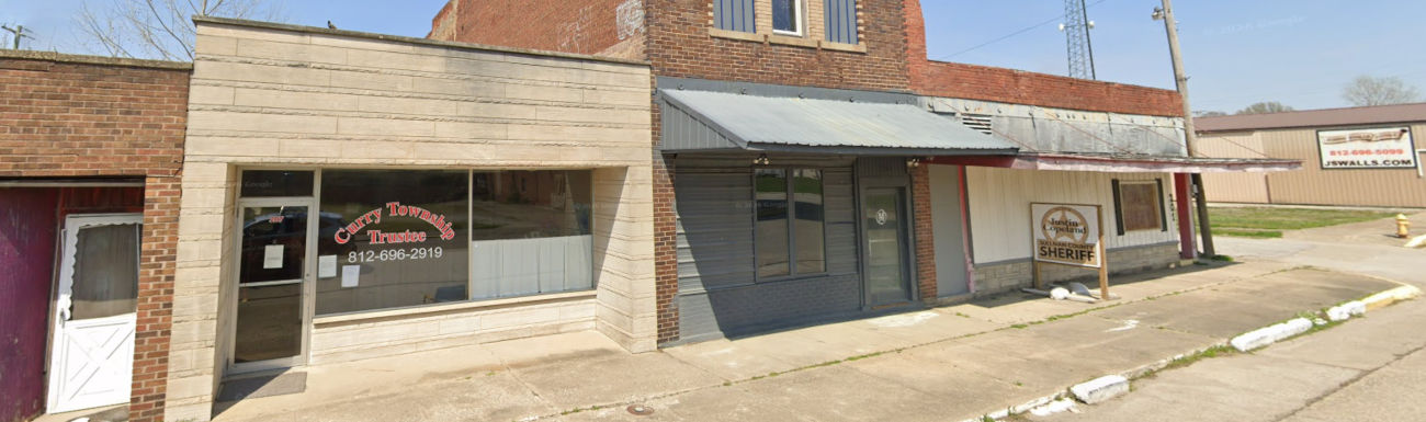 A photo of a small town in Indiana
